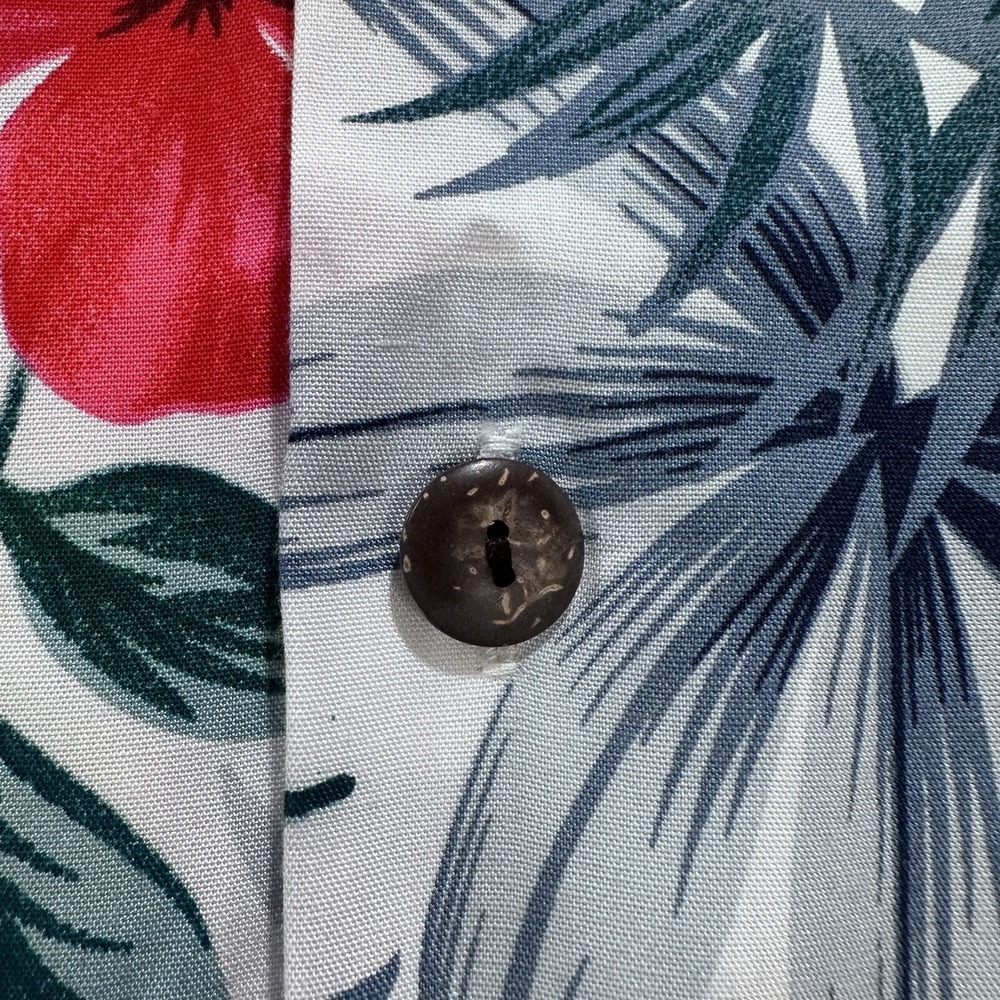 Aloha Hut Hawaiian Shirt Mens XL Palm Tree Button Up Short Sleeve - Picture 5 of 9